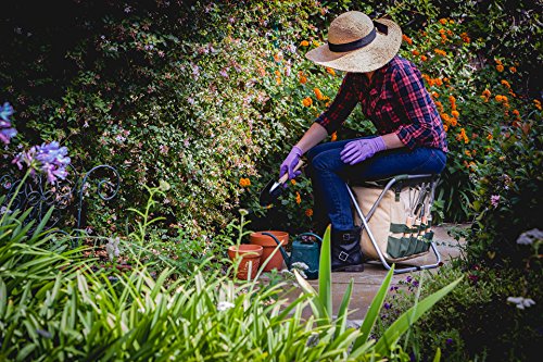 ONIVA - a Picnic Time Brand Gardener 5-delig Garden Tool Set With Tote and Folding Seat - Afbeelding 4