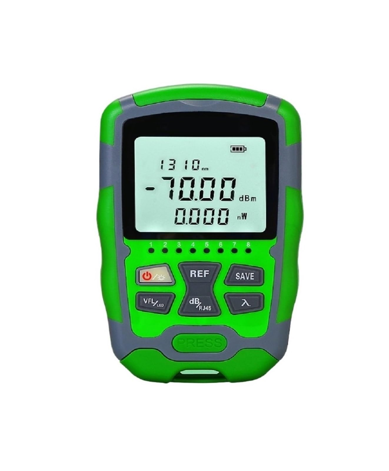 Fiber Optic Cable Tester, 4 in 1 Multifunction Fiber Network Cable Tester，AUA-MC70 Optical Power Meter -70~+10dBm Visual Fault Locator，1-50MW VFL FTTH OPM(AUA-MC70 30MW)