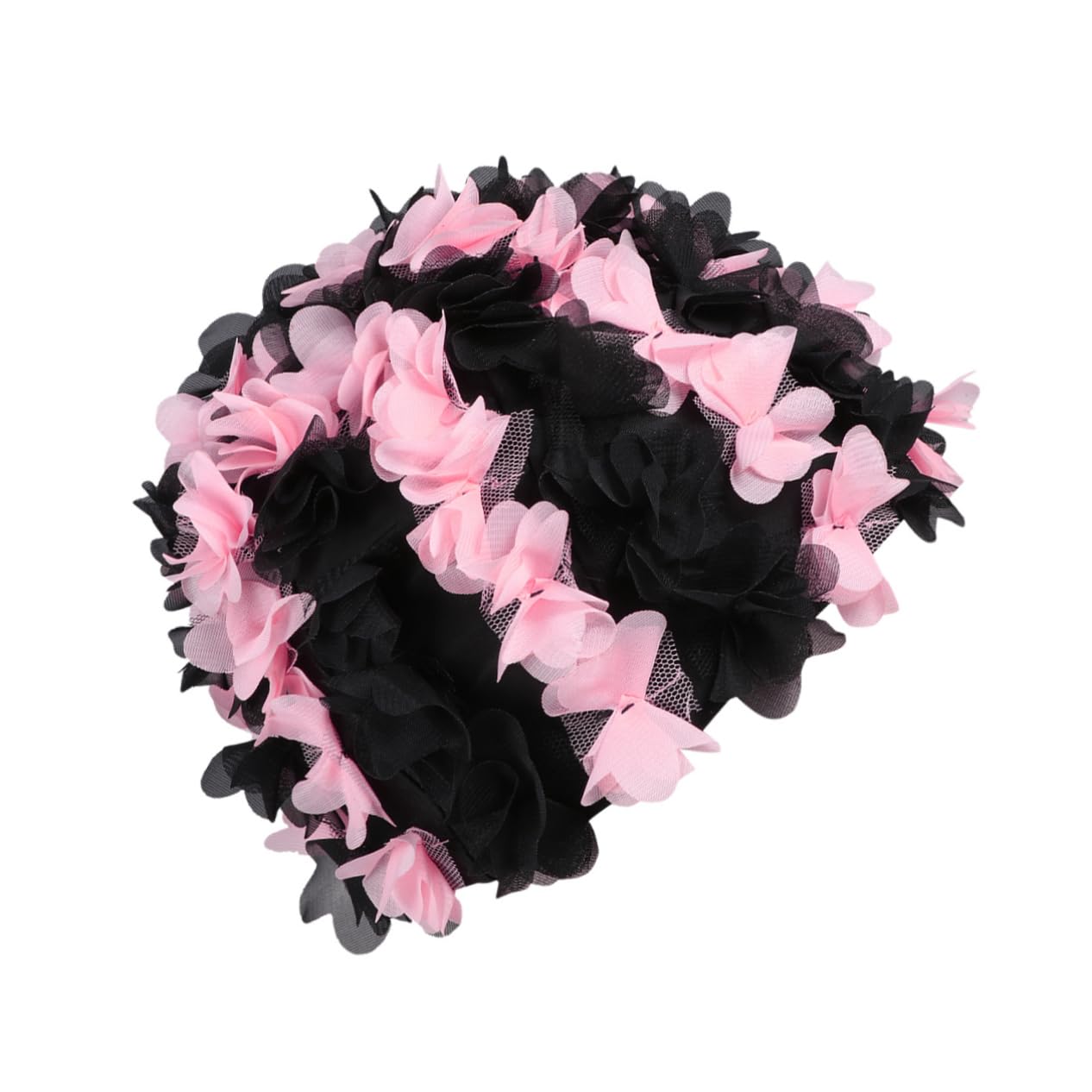VANZACK 2piezas Gorro De Natación Forma De Diseño Elegante Material y Cómodo para Adultos Color Negro y Gorro Multifuncional