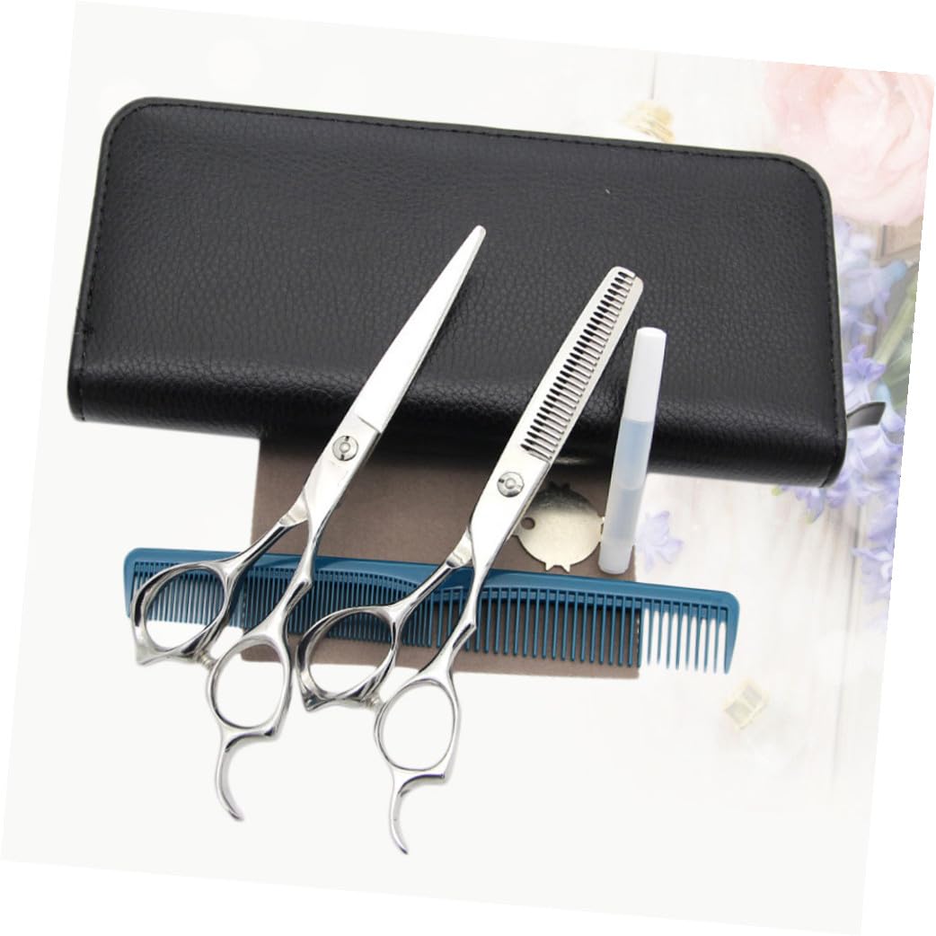 Homoyoyo Tijeras Peluquería Acero Inoxidable Profesionales Ergonómicas Corte Cabello Unisex Salón y Hogar