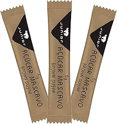 AÇÚCAR MASCAVO JUNIOR SACHÊ 6G CAIXA 250 UNIDADES