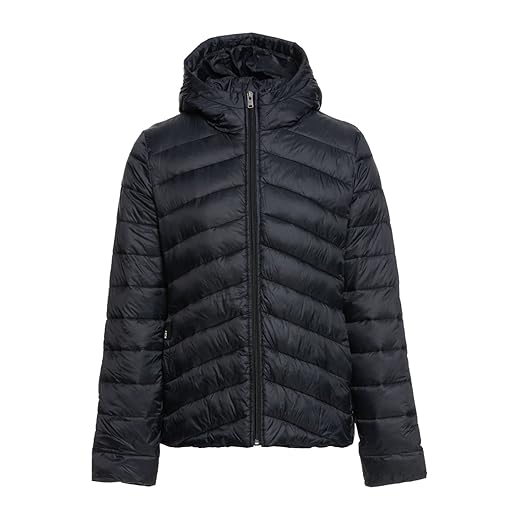 Roxy Coast Road - Chaqueta Con Acolchado, Resistente Al Agua, Ligera Y Plegable Para Mujer Chaqueta Con Acolchado, Resistente Al Agua, Ligera Y Plegable, Mujer, anthracite, XL