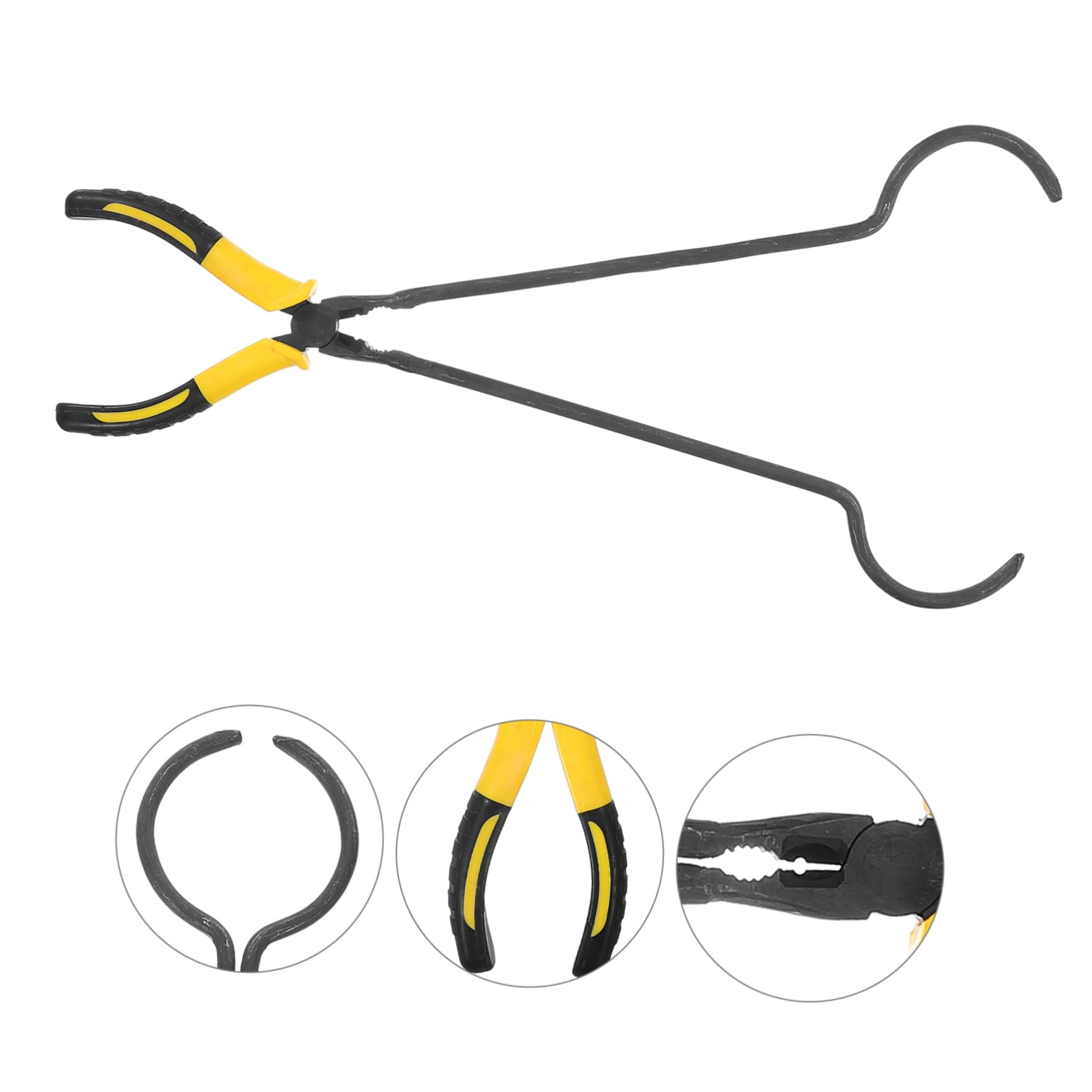 GLEAVI 4stücke Crucible Tong Clamp Ergonomische Tiegelzange Für Metallgießarbeiten Geeignet Für Schmuckschmelze Mit Rutschfestem Griff Leicht Und Handlich Optimale Kontrolle Bei Hohen