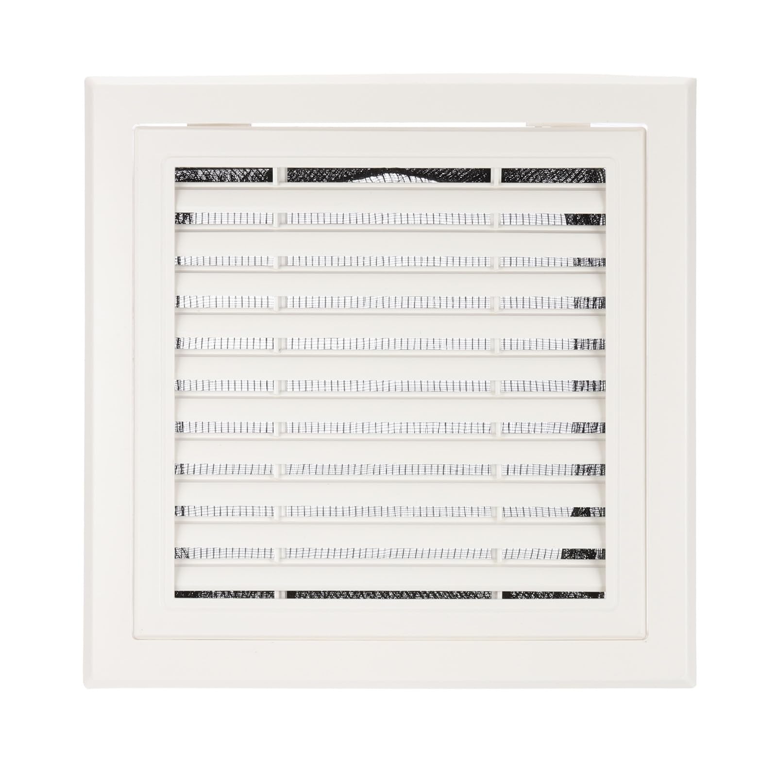 Cubierta de ventilación de plástico blanco de alta calidad de 12 x 12 pulgadas, rejilla de aire de retorno extraíble con filtro de malla para rejillas de ventilación de pared/techo, solución mejorada