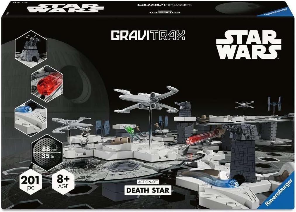 Ravensburger GraviTrax Star Wars Action-Set Death Star. Interactive Marble Run System, Construction Toy for Children from 8 Years.