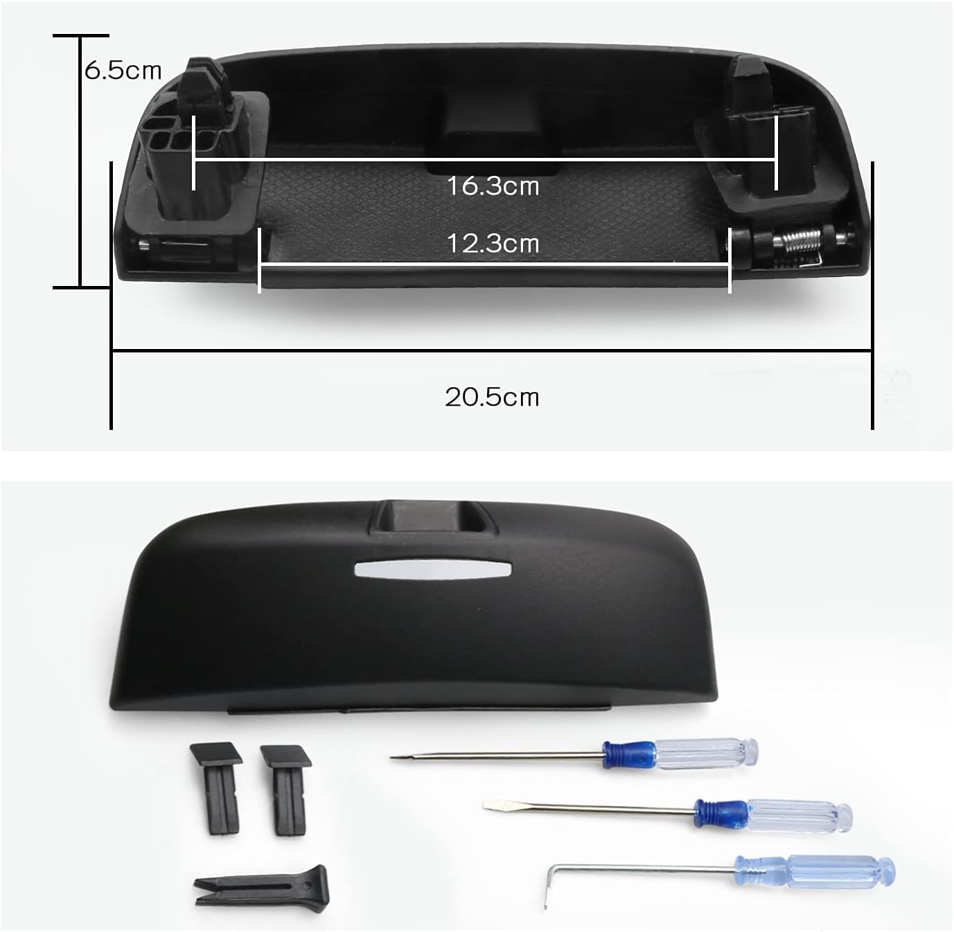 CDEFG Compatibile con VW Tiguan 3 / Tayron/Golf 8 8.5 / Passat B9 / Skoda Superb 4 2020-2025, Porta Occhiali Auto, Custodia per Occhiali, Gabbia per Golf MK8 GTI GTD GTE Variant