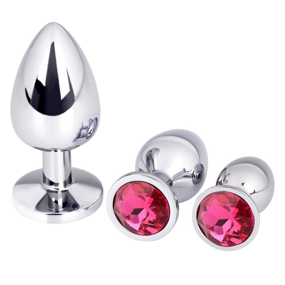 plug anal de diamante Plug Anal Diamante Chico Acero + Gel Lubricante main image 1