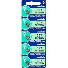 Murata 397 SR726SW Battery 1.55V Silver Oxide Watch Button Cell 15 Batteries