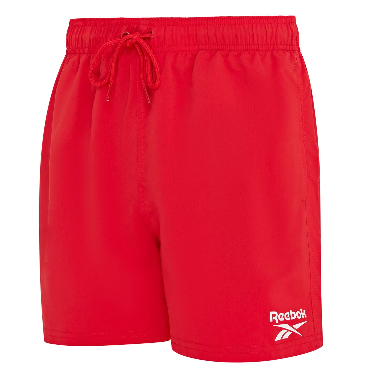 Reebok Yale Mens Swimming Shorts | Lightweight and Breathable Polyester Quick Dry Shorts | Mens Swim Trunks for Swimming and Other Outdoor Activities, Vector Red, L