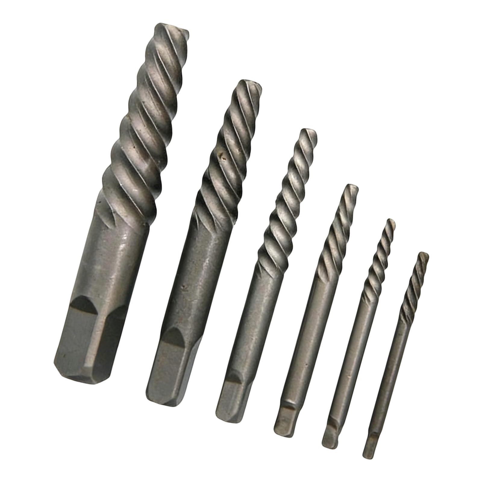 Laikoutd Carbon Steel Screw Extractors Set With Accuracy Thread For Easy Removal Of Ruptured Bolts In Plumbing Work Plumbing Equipment For Faucet Repair