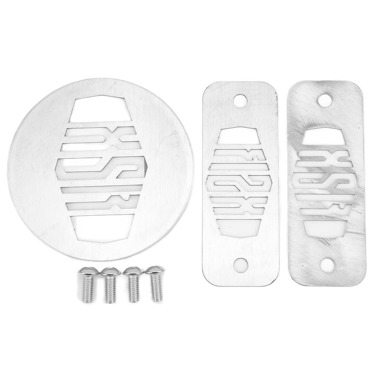 Akozon Kupplungsdeckel Top, 3PCS Motorrad Kupplungsdeckel Top Edelstahl Pulverbeschichtet Ersatz für XSR900 XSR 900 2016-2021(Silber)