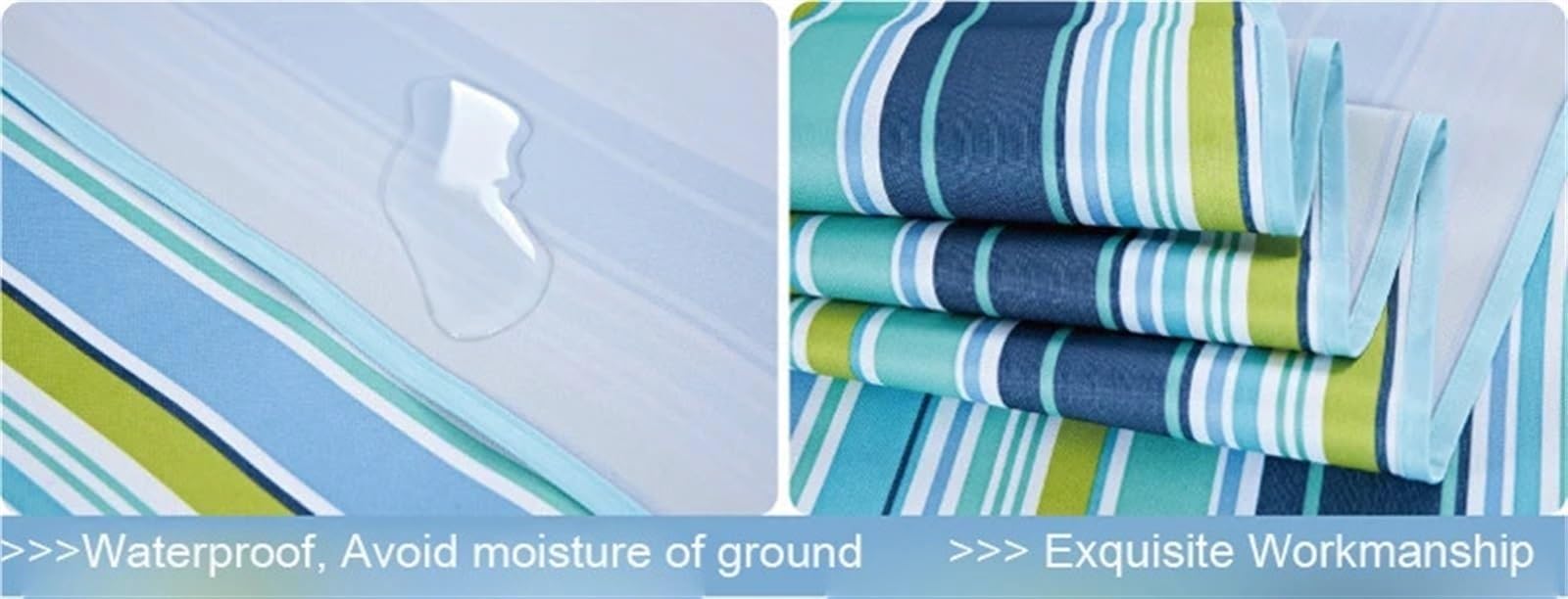 Coperta da Picnic Impermeabile Tappetino da spiaggia pieghevole impermeabile campeggio esterno 145 * 180 cm Coperta scozzese portatile for picnic per picnic campeggio spiaggia esterno(A)