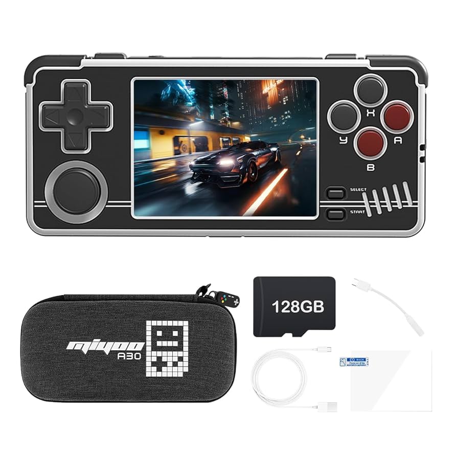 Amazon | Miyoo A30 ハンドヘルドゲームコンソール 2.8インチ