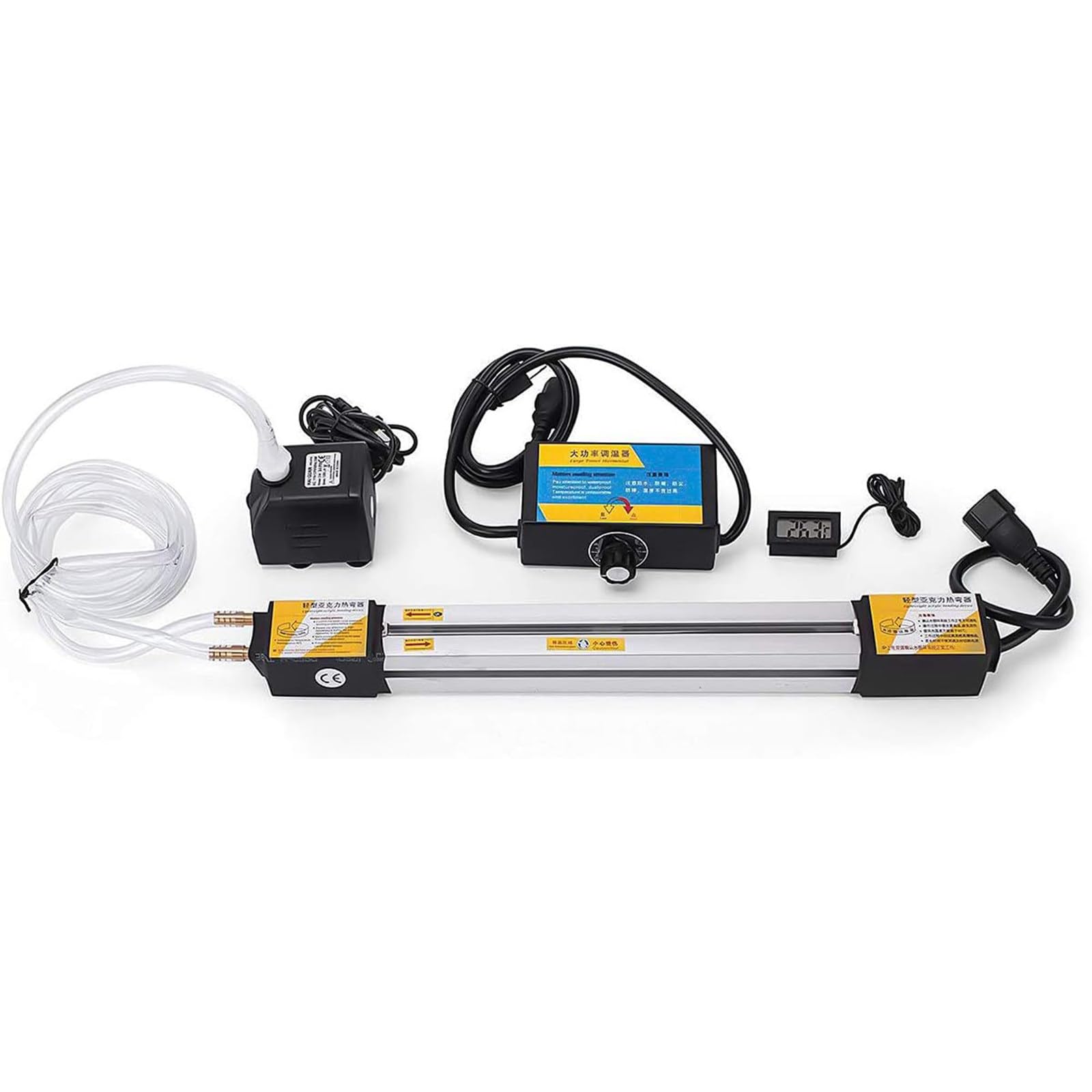 Dobladora acrílica, calentador para tira de plástico PVC, 1-6 mm de grosor, regulación de temperatura para fabricación de carteles, 220 V