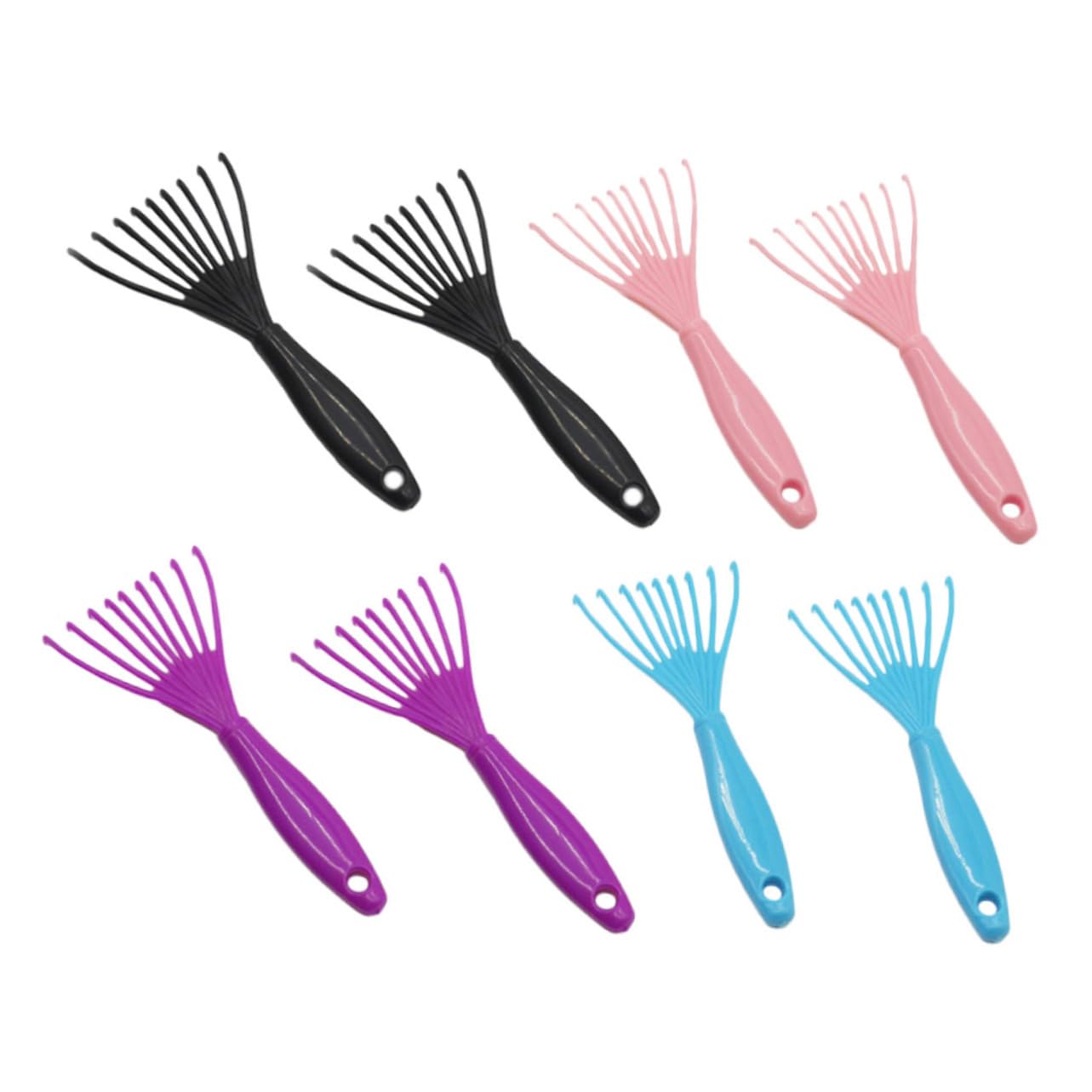 TOVINANNA Hair Brush Set Comb Claw Cleaner Hair Essential for Home Travel Random Color