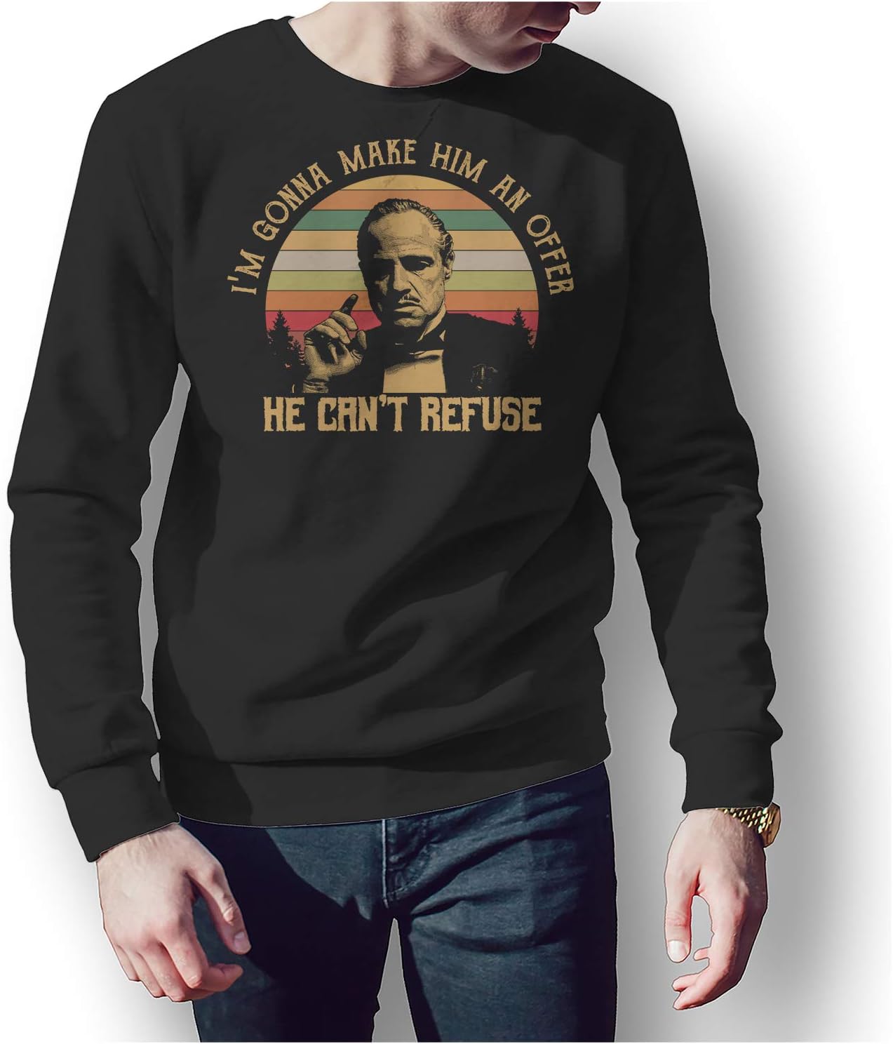 I M Gonna Make HIM an Offer HE CAN T Refuse - Vintage Retro T-Shirt