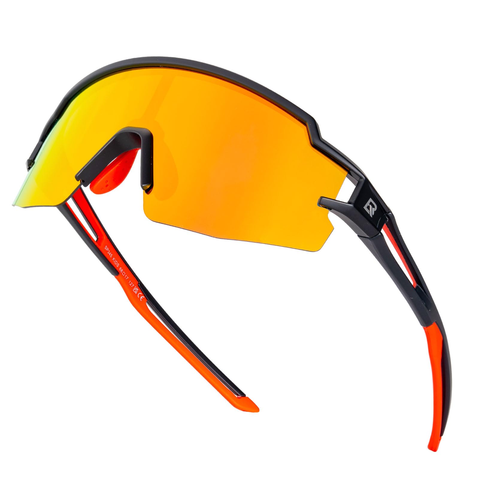 ROCKBROS Children's Cycling Polarized Sunglasses UV400 Protection Sports Kids Youth Glasses TR90 Flexible Frame for Boys Girls Outdoor Sports