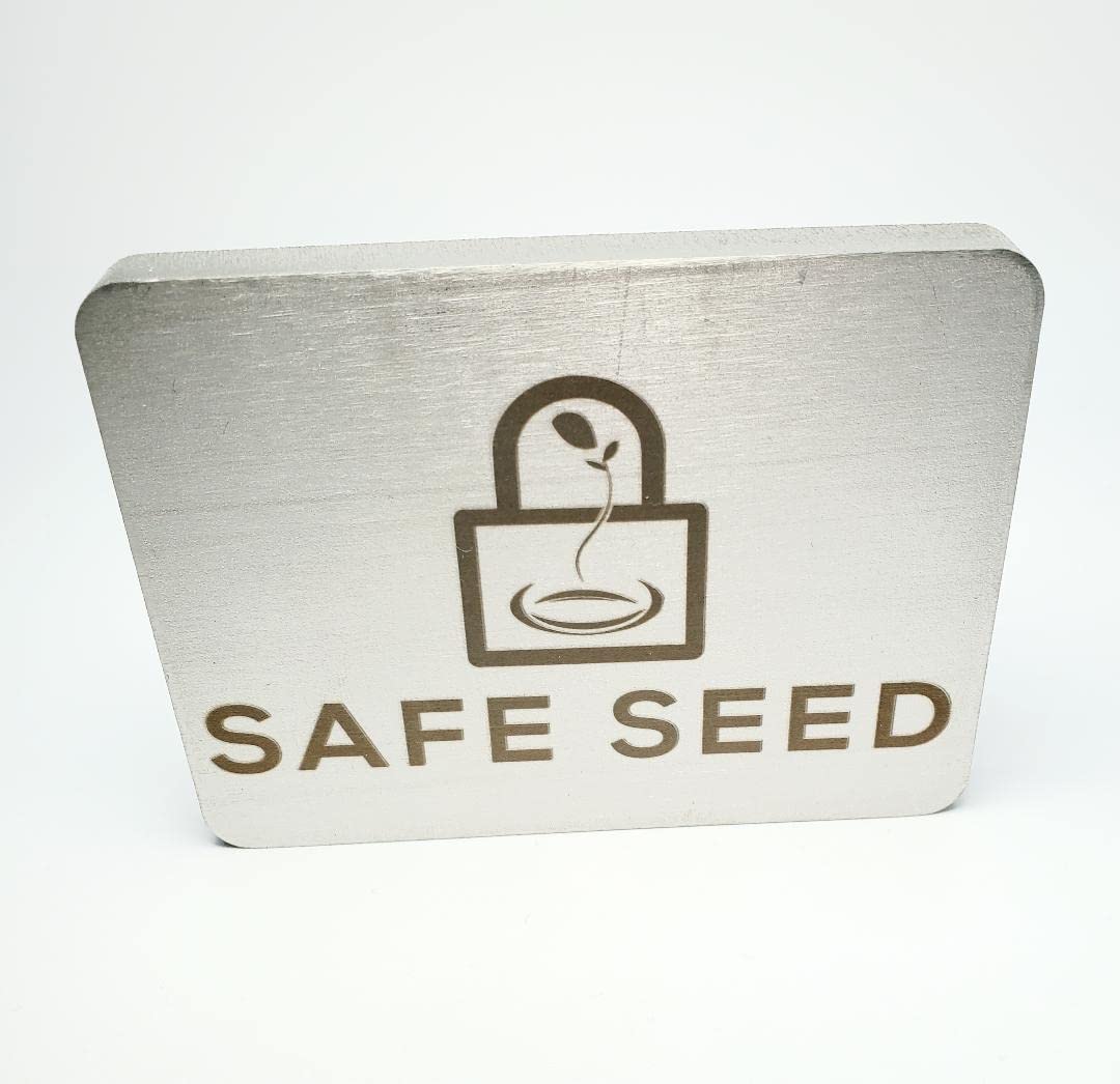 Amazon.com: Safe Seed Laser Engraved Stainless Steel Bench Block 4