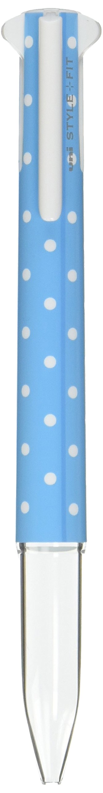 三菱鉛筆 Uni Style Fit, 5 Color Holder Body, Dot Blue (UE5H258D.33)