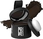 BOLDIFY Hairline Powder - Root Touch Up Hair Color for Gray Coverage - Bald Spot Concealing Hair Powder for Women & Men - 48-Hour Stain-Proof - Dark Brown