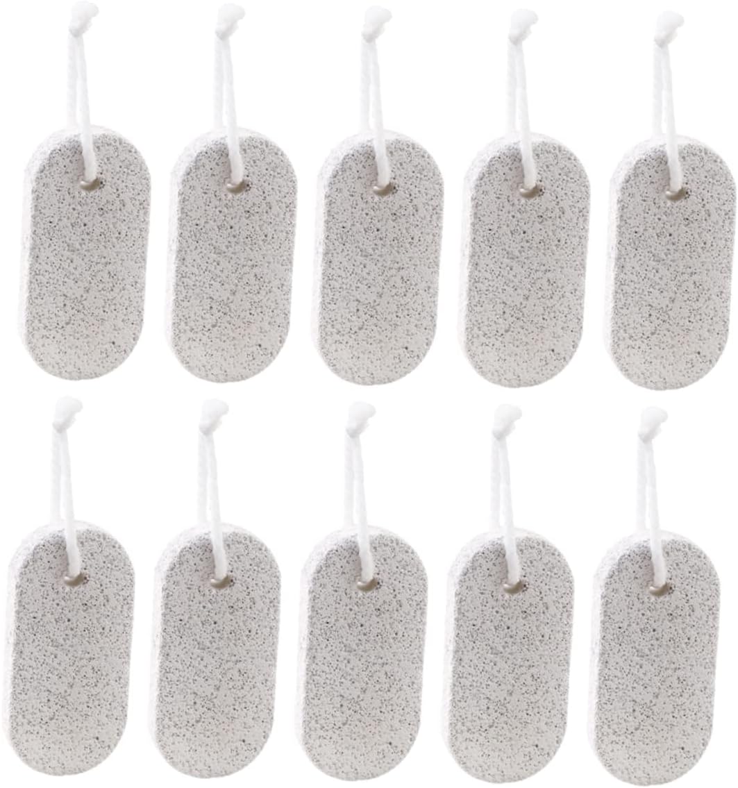 NOLITOY 40 Pcs Pumice Stone Natural Pumice Practical Foot Grinders Foot Pedicure Exfoliator Foot Pumice Pedicure Tools for Feet Foot Care Stones Volcanic Rock Bath Stone Portable