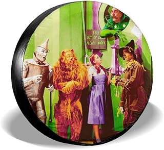 Beth-D Cubiertas para neumáticos The Wizard of OZ Cubiertas para neumáticos de Repuesto Cubierta Universal para neumáticos Cubiertas para Ruedas Impermeables a Prueba de Polvo 14-17 Pulgadas