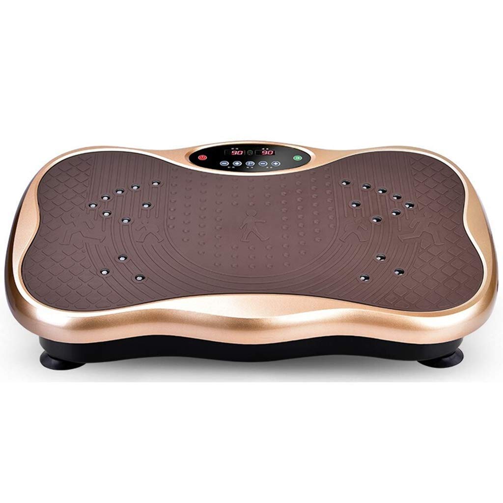 DYFFF Vibration Platform, Whole Body Workout Vibration Fitness Machine, Push Up Bars, Home Training Equipment for Body Shape&Massage