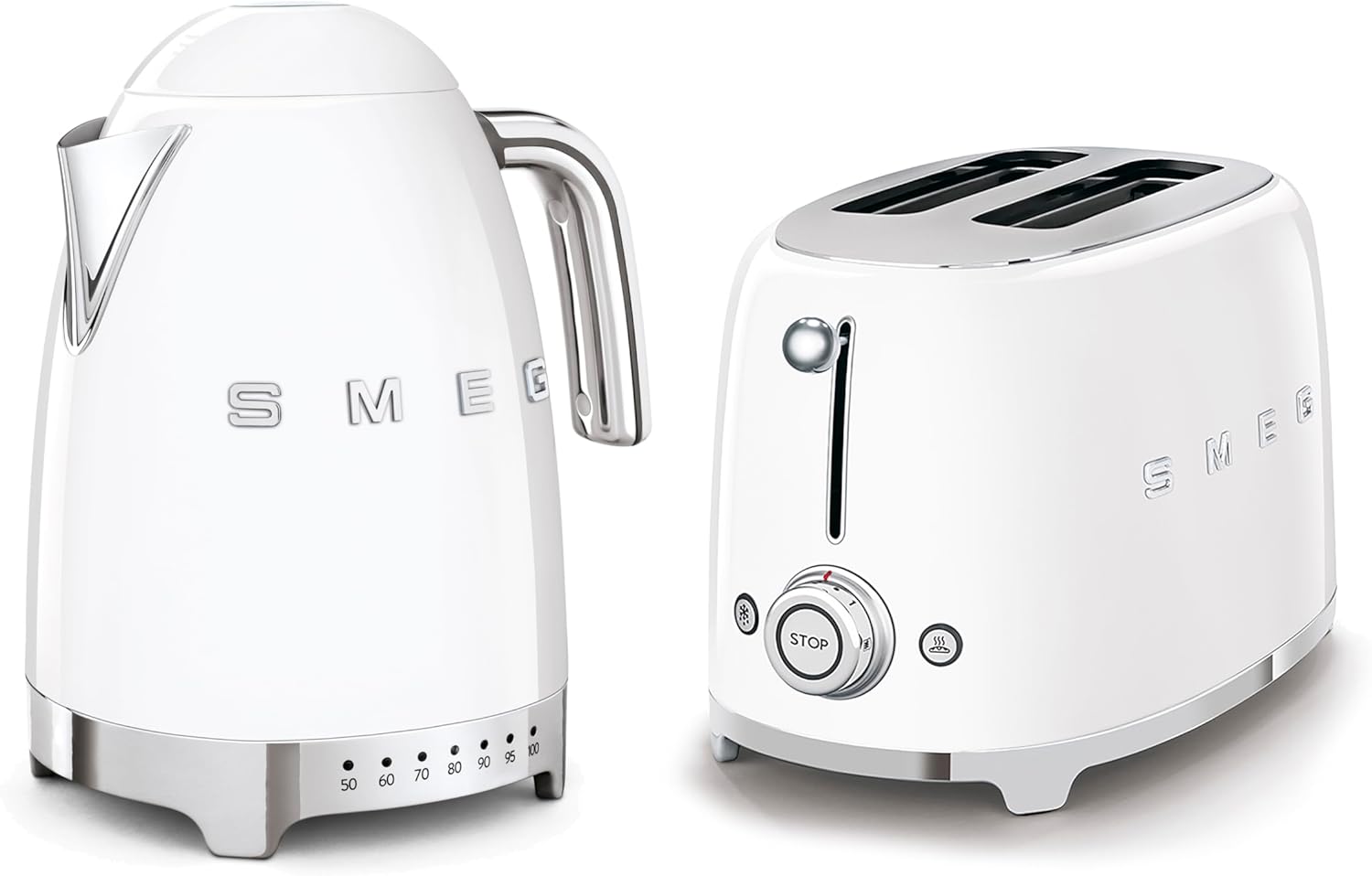 Smeg 50’s Style Retro Range Breakfast Set, 1.7L 3000W Variable