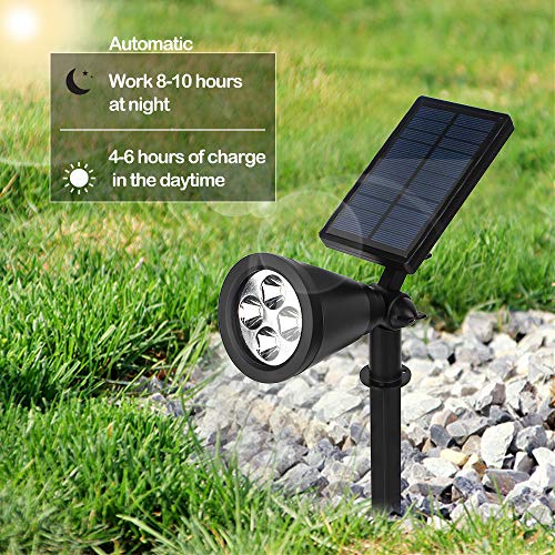 Sulida Solar Grow Light, 16 LED Grow Lamp Bulbs, for Outdoor Automatic Plants