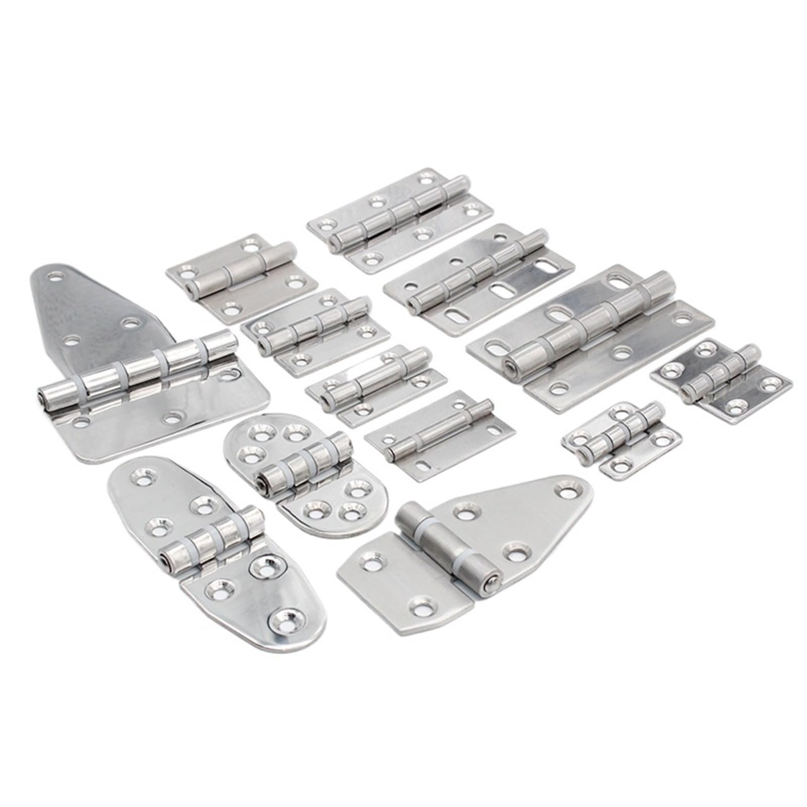 Iykqhwupyp Zl064-1C/304Steelpolished Zl253 Cabinet Lock 304 Stainless Steel Industrial Meter Damping Buffer Hinge 1Pcs()