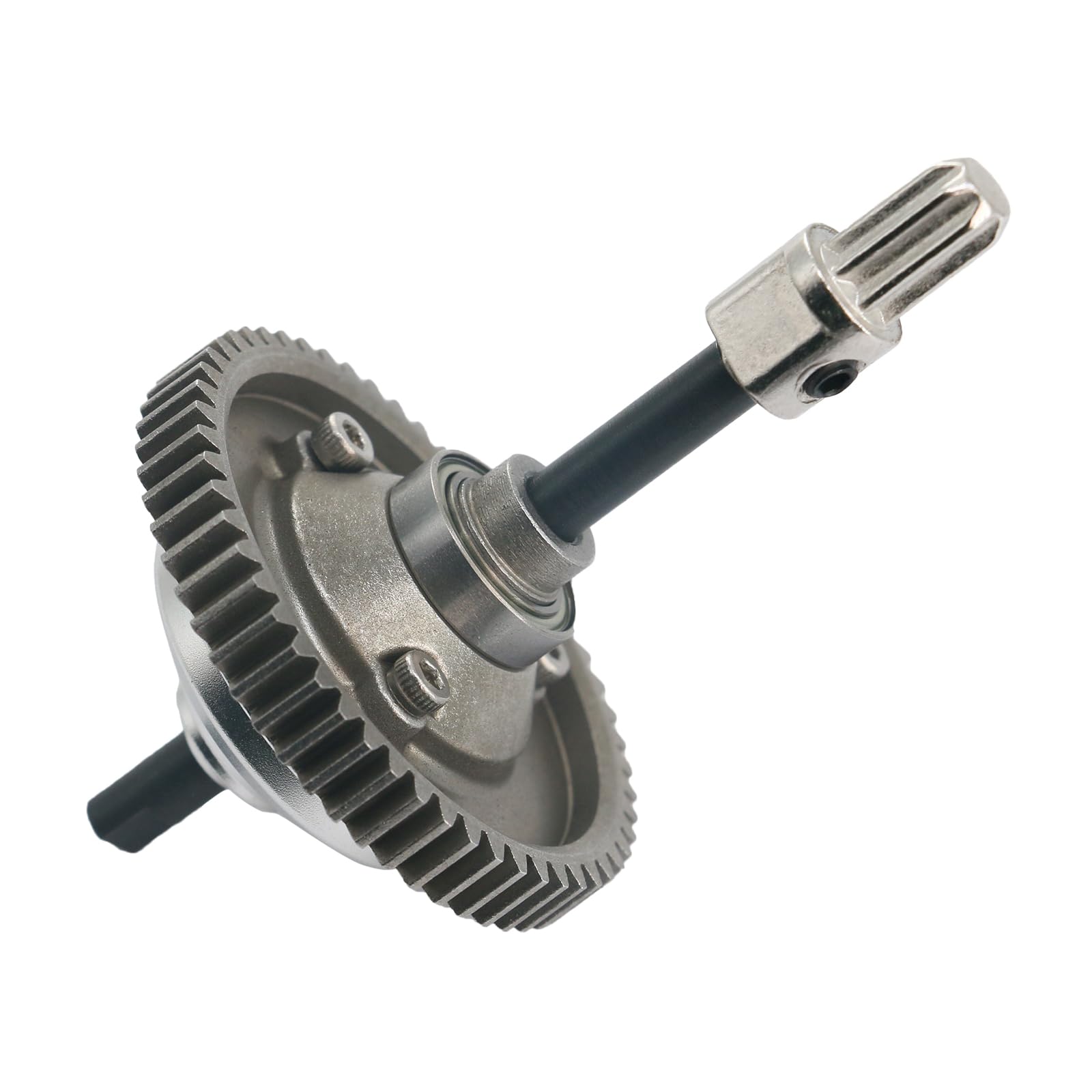 Steel Center Differential Replacement 6780 with 54T Spur Gear for Traxxas Hoss 4X4 VXL, Rustler 4X4, Slash 4X4, Stampede 4X4