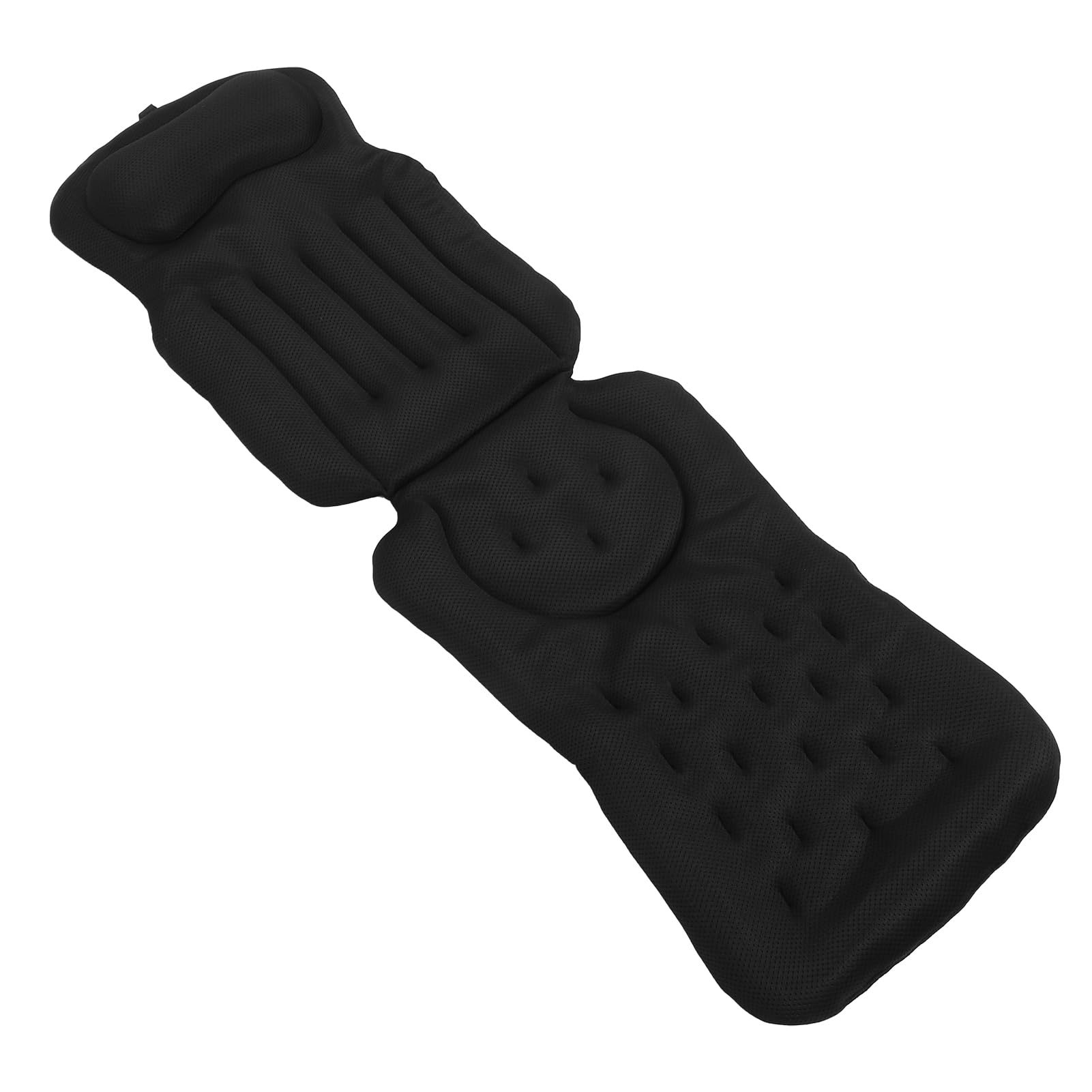 Poduszka do Kąpieli Całego Ciała, Ergonomiczne Podparcie Szyi i Pleców, Lekka Poduszka Spa z Tkaniny Siatkowej 4D Zapewniająca Wygodne Zanurzenie (BLACK)