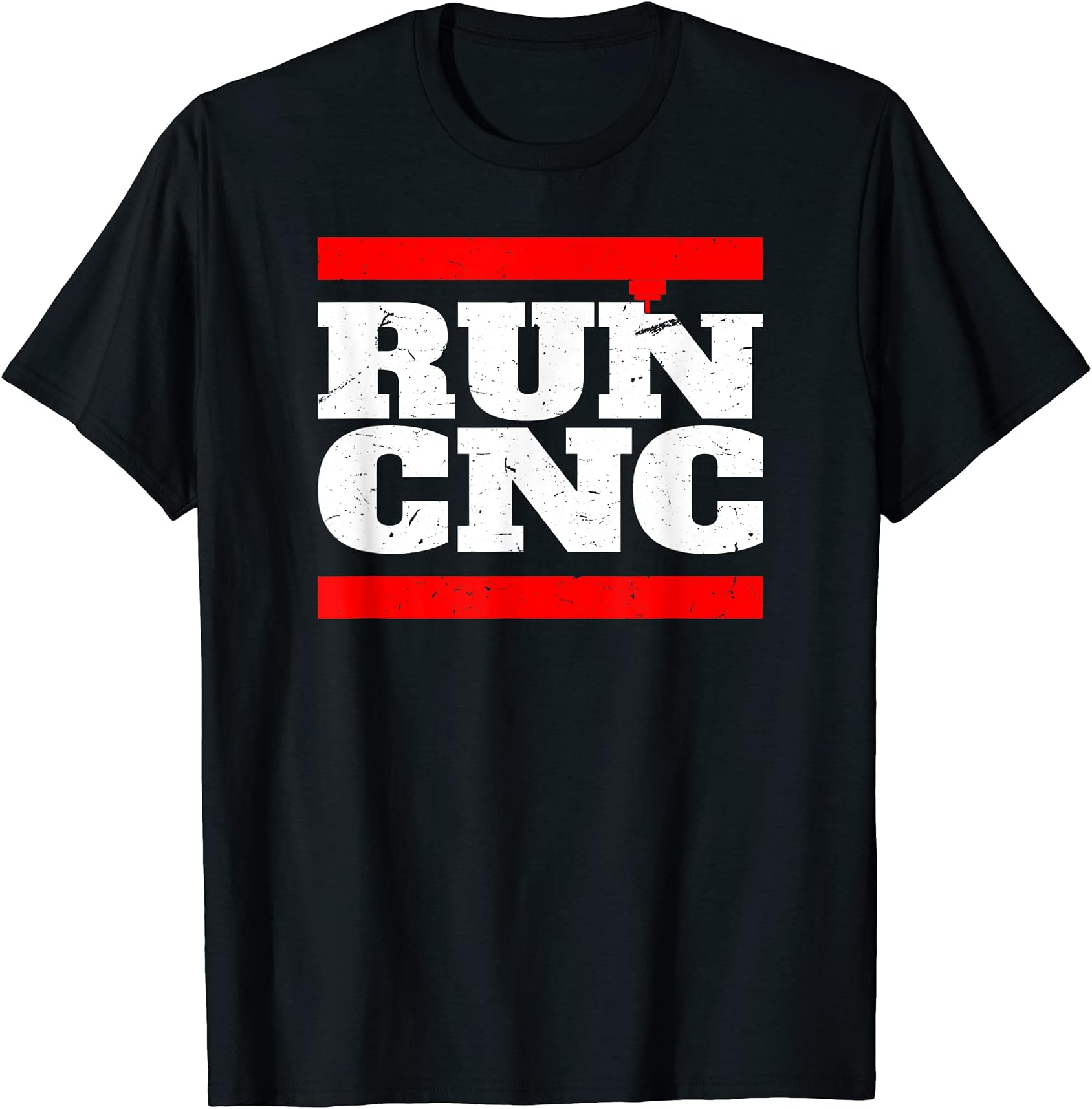 Engineering CNC Professional ShirtRUN CNC Shirt Funny CNC Machinist Shirt For Men Vintage T-Shirt