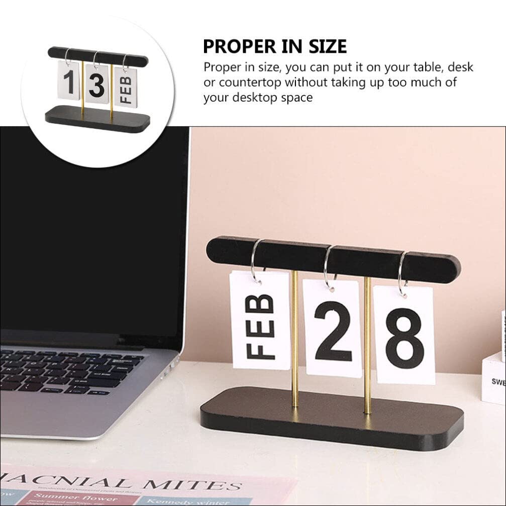 韓国スタバ★winter desk perpetual calendar Amazon.com: PRETYZOOM Wooden Desk Calendar Vintage Perpetual