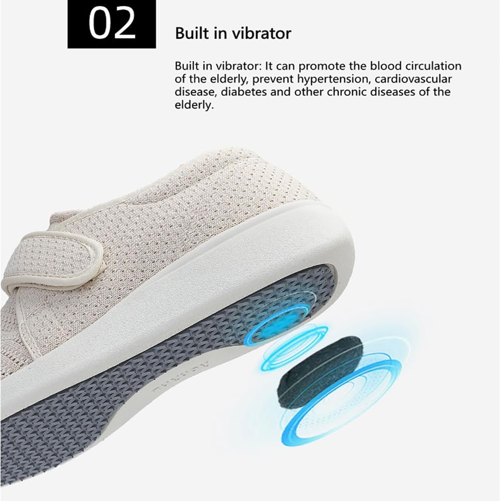 Diabetiker Schuhe Damen Gesundheitsschuhe Sommer Walkingschuhe Extra Weit Orthopädische Schuhe Verbandschuh Sneakers Sandalen Gesundheitsschuhe Für Senioren Geschwollene Füße