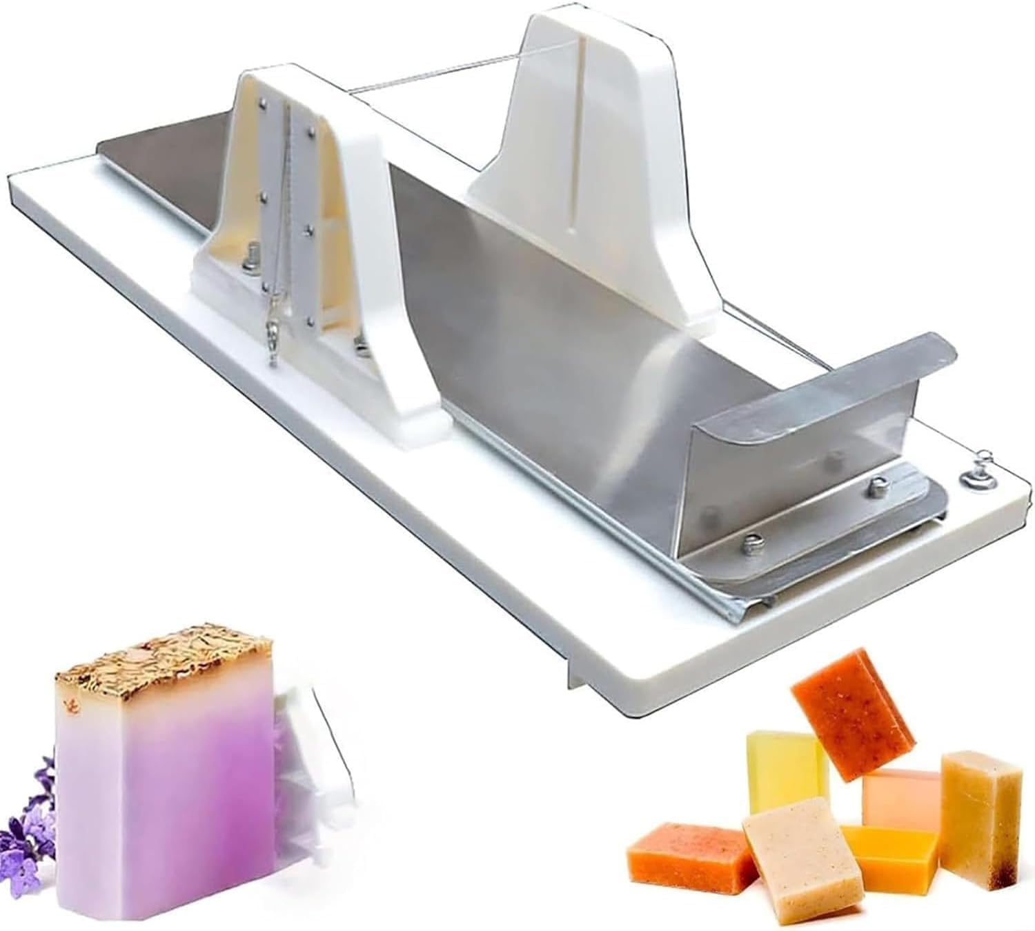 Taglierina regolabile per sapone, formaggio, burro, torta e pane per progetti fai da te e macchina da taglio fatta a mano