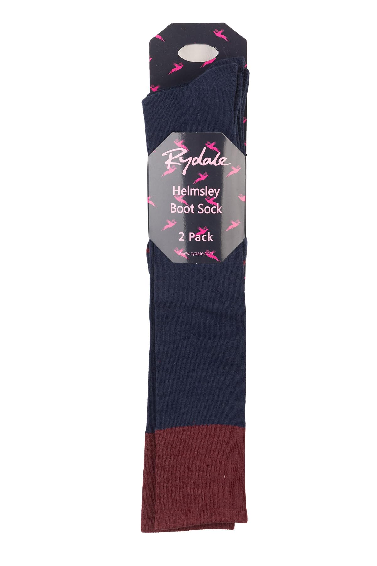 Rydale Ladies Tall Boot Socks Womens Winter Accessories Knee Length Sock (UK, Alpha, One Size, Regular, Regular, Navy)
