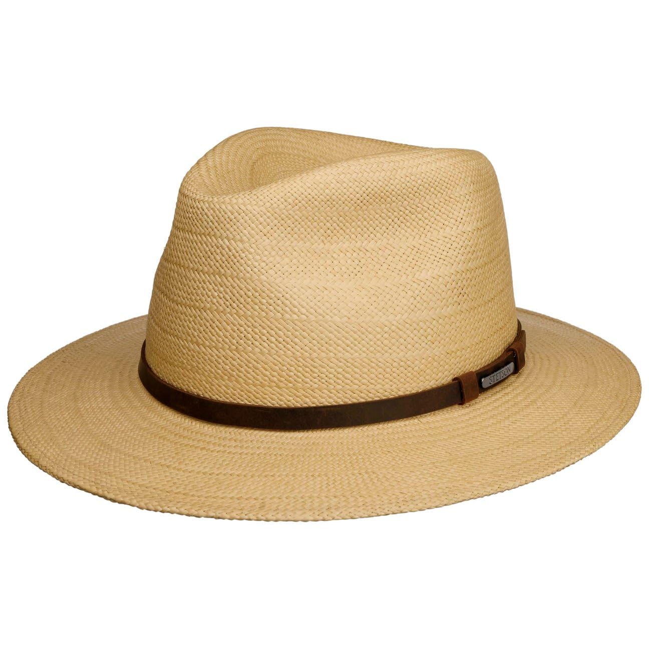 Stetson Classic Traveller Sombrero de Paja Panama Proteccion UV 40 Unisex Primavera Verano