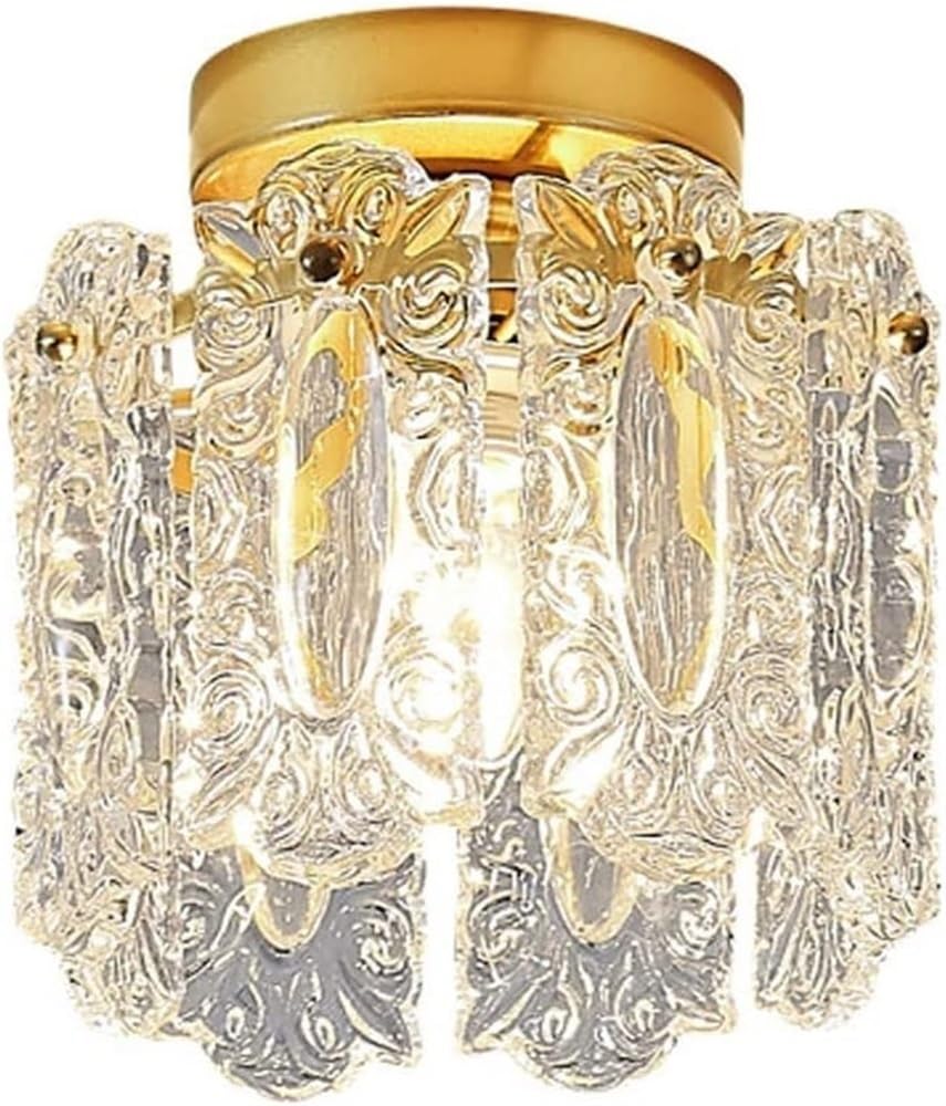 Plafonnier moderne de haute qualité en verre transparent élégant pour salon