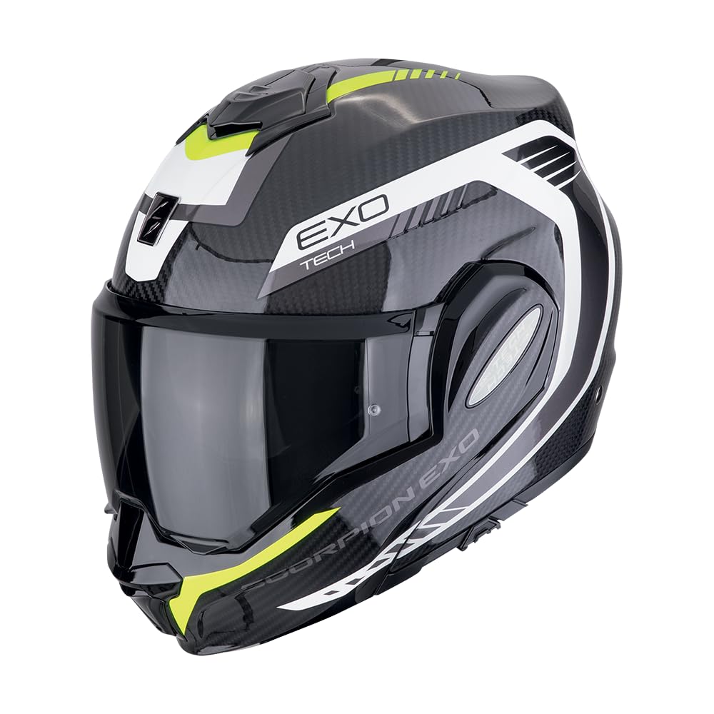 SCORPION EXO-TECH EVO CARBON COSY Nero-Neon giallo M