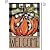 AVOIN colorlife Fall Pumpkin Welcome Garden Flag Double Sided, Autumn Thanksgiving Holiday Harvest Buffalo Plaid Yard Outdoor Decoration 12x18 Inch