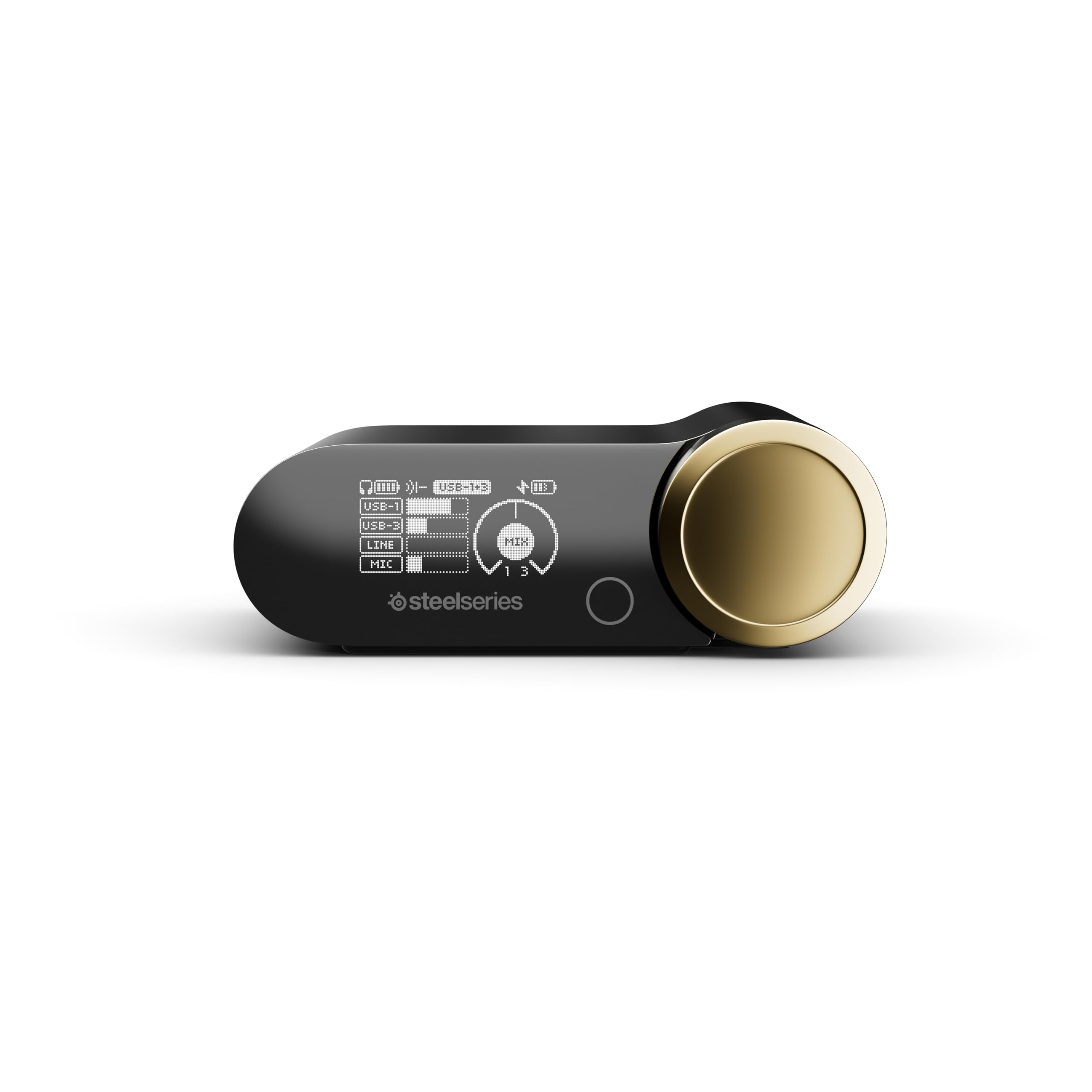 SteelSeries Arctis Nova Elite - Cuffie da gaming wireless - 96kHz/24bit - Speaker in fibra di carbonio - ANC - Eliminaz. rumore con IA - App - 2,4GHz+BT - Multisource; OmniPlay PC+PS+Xbox - Sage&Gold