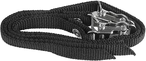 Miniatura 3 de 2 correas de pedal de bicicleta con abrazaderas cromadas para ciclismo, Fixie, ejercicio de carretera, amarre de velocidad única