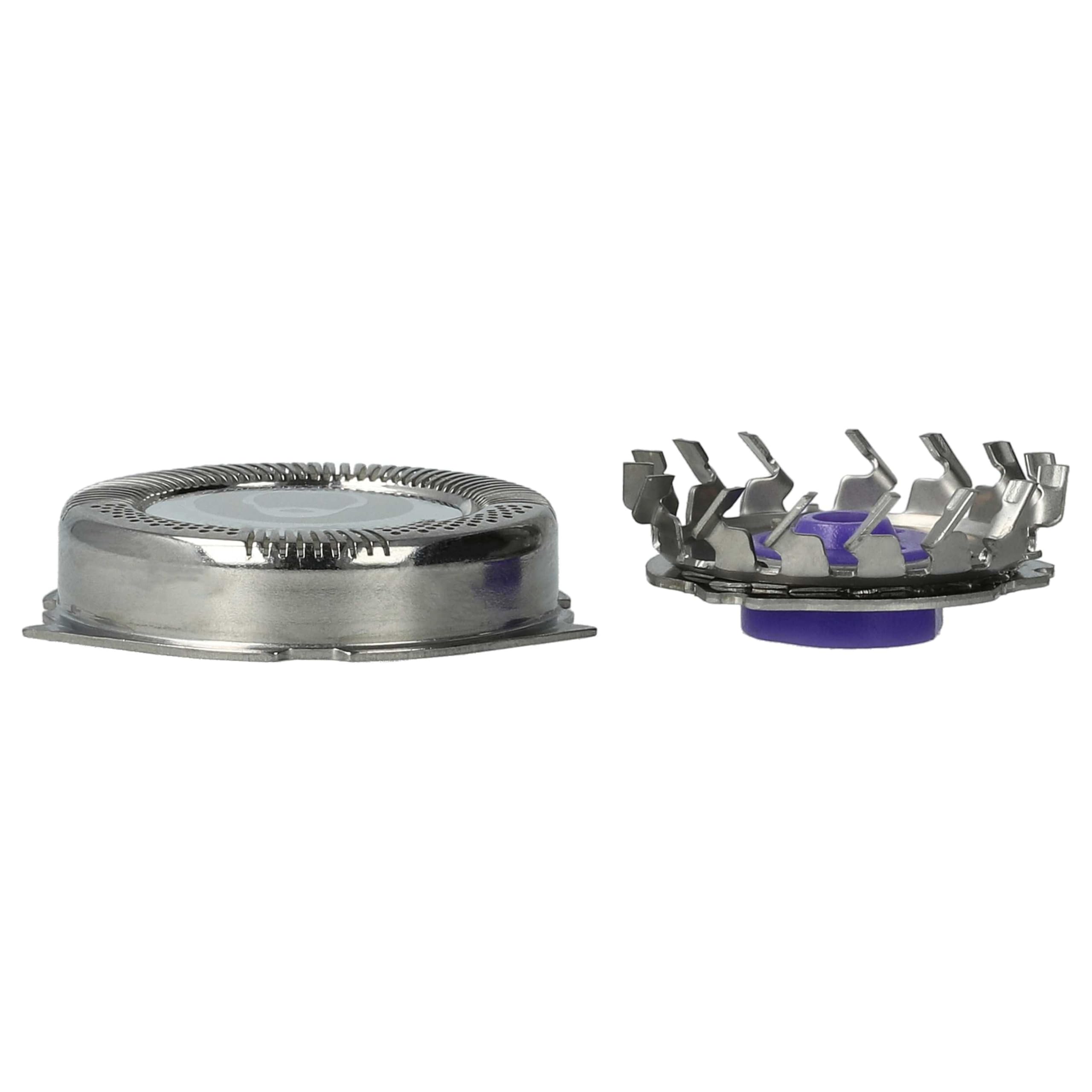 vhbw 3x cabezales de repuesto compatible con Philips PT735, PT860, PT870 máquina de afeitar, plata
