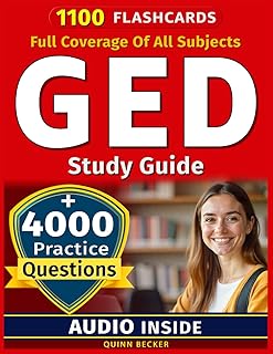 GED Study Guide 2026-2027 All Subjects: 4000 Practice Questions with Detailed Answers-Full Coverage of All Subjects, Math Focus, and Step-by-Step Rationales to Pass the exam with Maximum Score