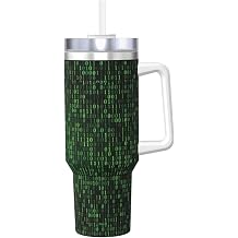 Hacker Era Printing 40 Oz Ice Bully Mug with Handle Tumbler Cup Stainless Steel Leakproof Tumblers for Women Men