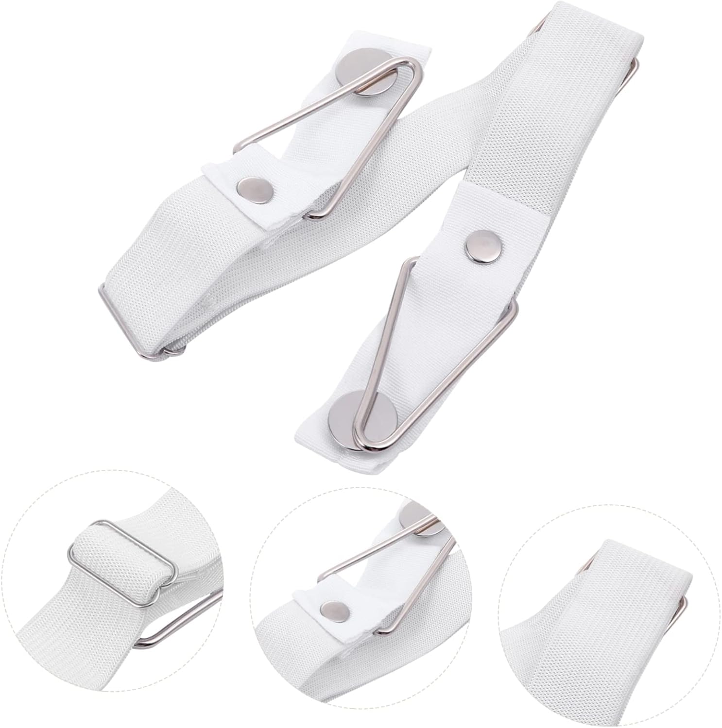 IMIKEYA 8pcs Adjustable Bed Sheet Holders Skid Comforter Clips for Flat Fitted Secure Your Bedding Prevent Wrinkles for Mattresses Sofa