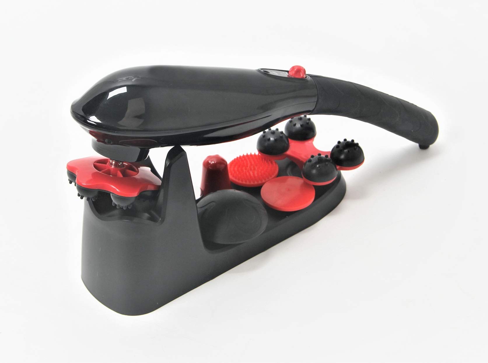 GLOBAL RELAX® | EGO PRO Professional Cordless Body Massager | Powerful I Versatile I Dual Motor Design | 7 Interchangeable Heads | Shiatsu I Percussion | Multifunctional Massage