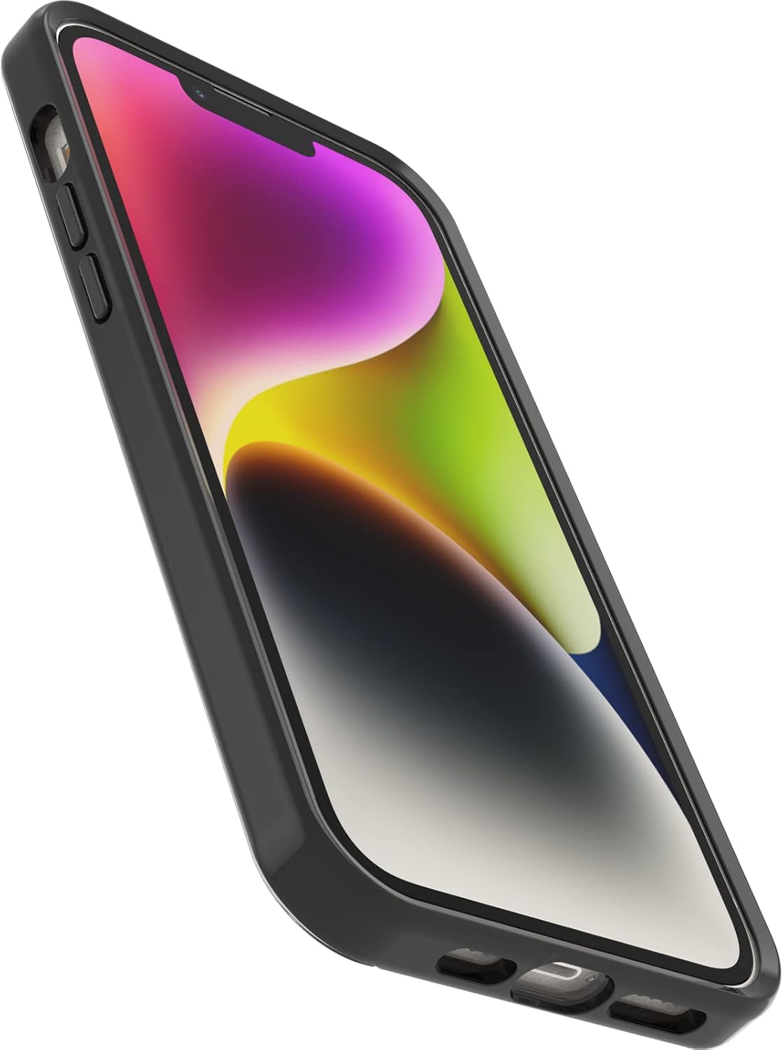 OtterBox iPhone 14 Plus Symmetry Series+ Case - COW PRINT, ultra-sleek, snaps to MagSafe, raised edges protect camera & screen - Image 3