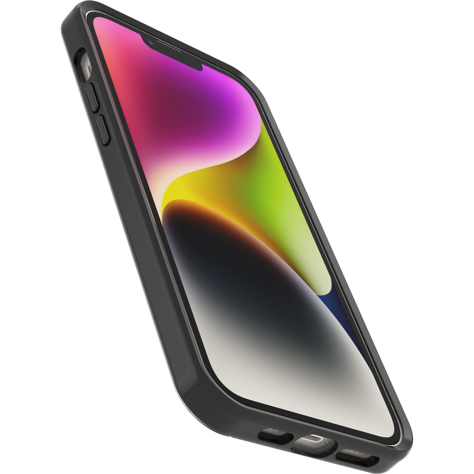 OtterBox Symmetry Series + transparente Schutzhülle mit MagSafe für iPhone 14 Plus – Kuhaufdruck